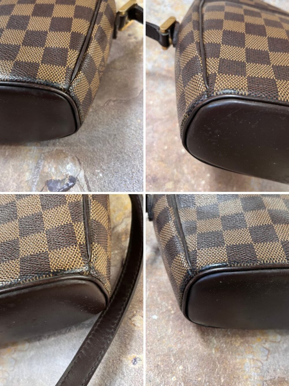 Louis Vuitton Ipanema PM Shoulder Bag Damier Ebene Crossbody - Picture 5 of 11